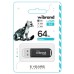 USB флеш накопитель Wibrand 64GB Marten Black USB 3.2 Gen 1 (USB 3.0) (WI3.2/MA64P10B)