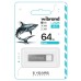 USB флеш накопитель Wibrand 64GB Shark Silver USB 2.0 (WI2.0/SH64U4S)