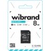 Карта памяти Wibrand 8GB microSD class 10 (WICDHC10/8GB-A)