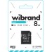 Карта памяти Wibrand 8GB microSD class 4 (WICDC4/8GB-A)