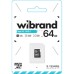 Карта памяти Wibrand 64GB mictoSD class 10 UHS-I (WICDXU1/64GB)