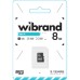 Карта памяти Wibrand 8GB mictoSD class 4 (WICDC4/8GB)