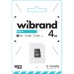 Карта памяти Wibrand 4GB mictoSD class 4 (WICDC4/4GB)