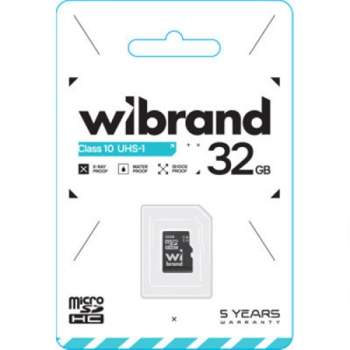 Карта памяти Wibrand 32GB mictoSD class 10 (WICDHU1/32GB)