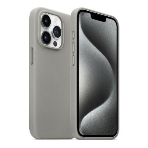 Чехол для мобильного телефона Armorstandart FAKE Leather Case Apple iPhone 15 Pro Grey (ARM76301)