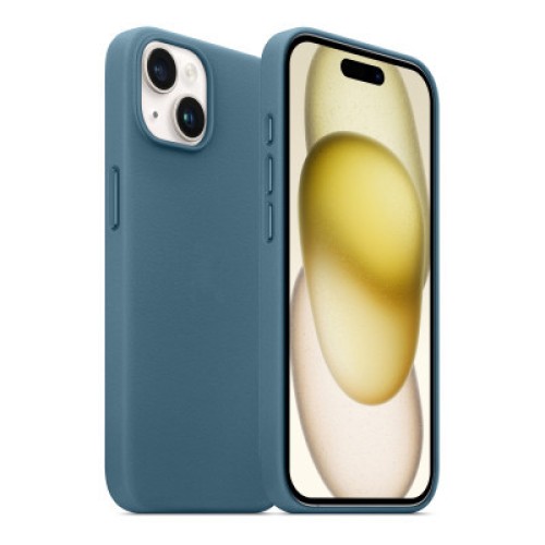 Чехол для мобильного телефона Armorstandart FAKE Leather Case Apple iPhone 15 Sea Blue (ARM76292)