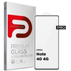 Стекло защитное Armorstandart Pro Infinix Note 40 Black (ARM73829)