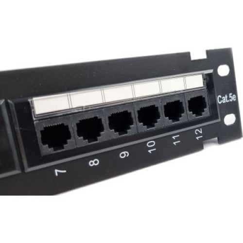 Патч-панель настенная 12 портов 5e UTP Eserver (WT-2180-Dual)
