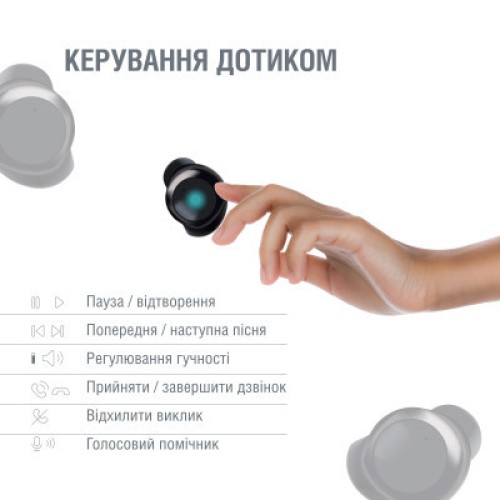 Наушники Piko TWS-MusicBox Black (1283126583414)