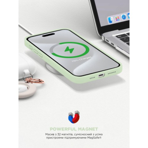 Чехол для мобильного телефона Armorstandart ICON2 MagSafe Apple iPhone 15 Pro Max Soft Mint (ARM77014)