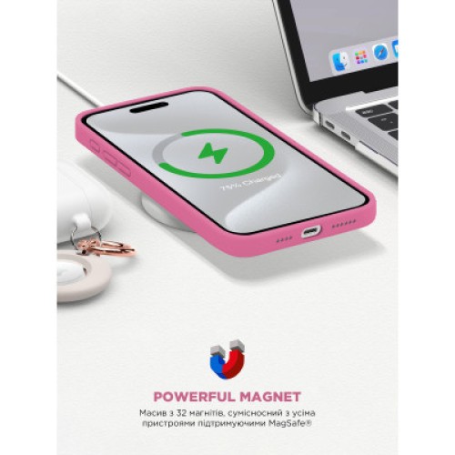Чехол для мобильного телефона Armorstandart ICON2 MagSafe Apple iPhone 15 Pro Pink (ARM77005)