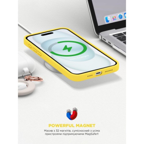 Чехол для мобильного телефона Armorstandart ICON2 MagSafe Apple iPhone 15 Sunshine (ARM77011)