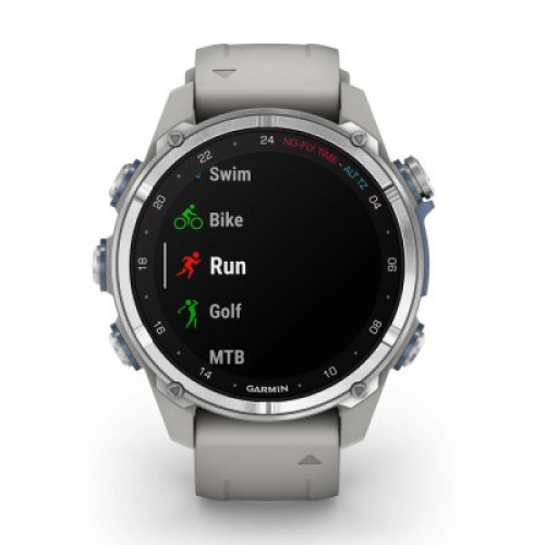 Смарт-часы Garmin Descent Mk3, 43mm, Passvtd Steel/Fog Gry, Dive Computer, GPS дайвінг комп'ютер (010-02753-04)