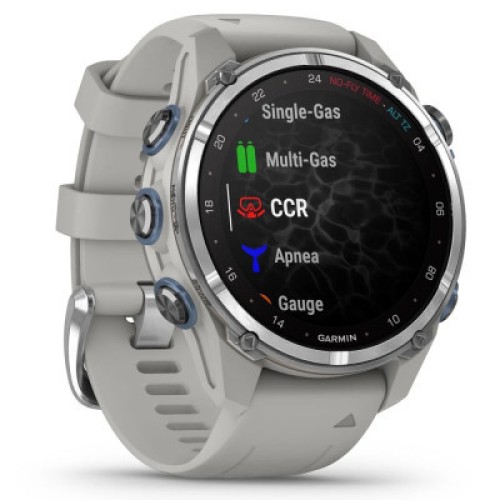 Смарт-часы Garmin Descent Mk3, 43mm, Passvtd Steel/Fog Gry, Dive Computer, GPS дайвінг комп'ютер (010-02753-04)
