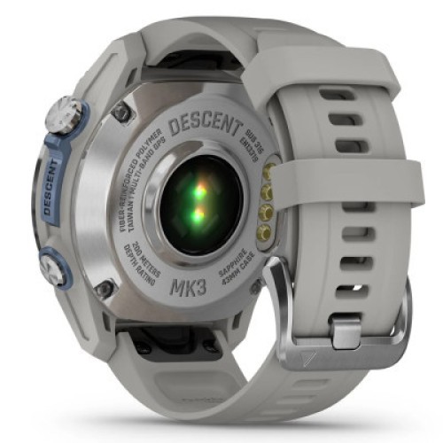 Смарт-часы Garmin Descent Mk3, 43mm, Passvtd Steel/Fog Gry, Dive Computer, GPS дайвінг комп'ютер (010-02753-04)