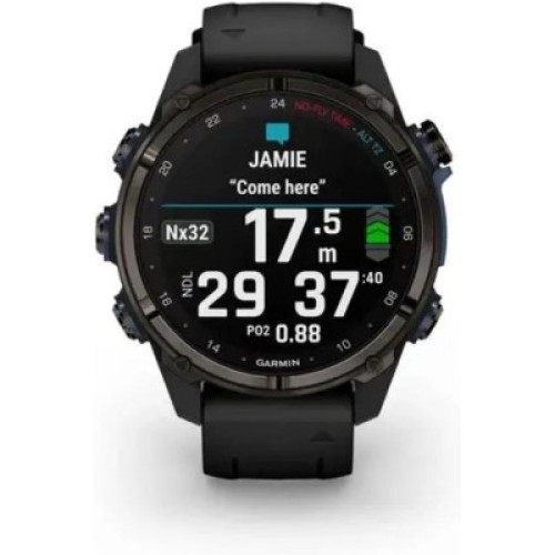 Смарт-часы Garmin Descent Mk3i, 43mm, Crbn Gry DLC Ti/Blk, Dive Computer, GPS дайвінг комп'ютер (010-02753-11)