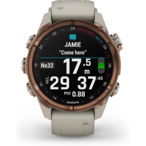 Смарт-годинник Garmin Descent Mk3i, 43mm, SKF12 PVD Ti/Fr Gry, Dive Computer, GPS дайвінг комп'ютер (010-02753-14)