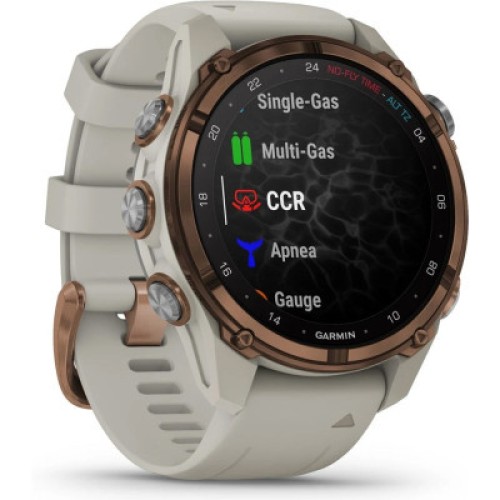 Смарт-часы Garmin Descent Mk3i, 43mm, SKF12 PVD Ti/Fr Gry, Dive Computer, GPS дайвінг комп'ютер (010-02753-14)
