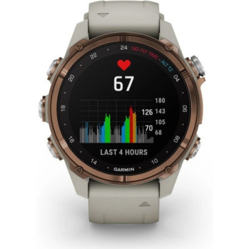 Смарт-часы Garmin Descent Mk3i, 43mm, SKF12 PVD Ti/Fr Gry, Dive Computer, GPS дайвінг комп'ютер (010-02753-14)