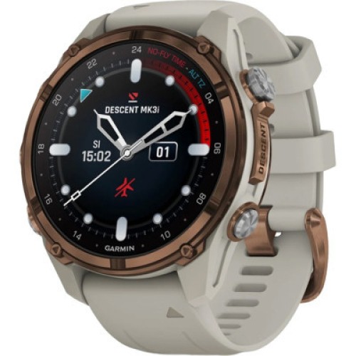 Смарт-часы Garmin Descent Mk3i, 43mm, SKF12 PVD Ti/Fr Gry, Dive Computer, GPS дайвінг комп'ютер (010-02753-14)
