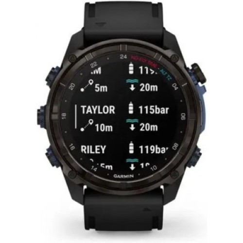 Смарт-часы Garmin Descent Mk3i, 51mm, Crbn Gry DLC Ti/Blk, Dive Computer, GPS (010-02752-11)