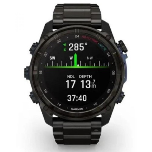 Смарт-годинник Garmin Descent Mk3i, 51mm, Crbn Gry DLC Ti/Ti, Dive Computer, GPS дайвінг комп'ютер (010-02752-14)