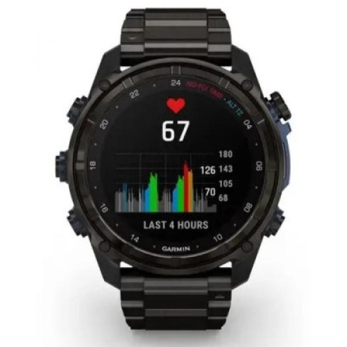 Смарт-годинник Garmin Descent Mk3i, 51mm, Crbn Gry DLC Ti/Ti, Dive Computer, GPS дайвінг комп'ютер (010-02752-14)