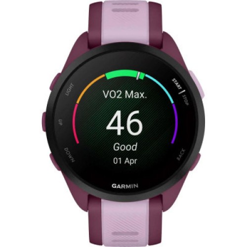 Смарт-годинник Garmin Forerunner 165 Music, GPS, WiFi, Berry/Lilac, GPS (010-02863-33)
