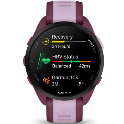 Смарт-годинник Garmin Forerunner 165 Music, GPS, WiFi, Berry/Lilac, GPS (010-02863-33)