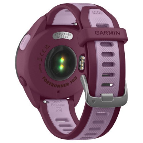Смарт-годинник Garmin Forerunner 165 Music, GPS, WiFi, Berry/Lilac, GPS (010-02863-33)