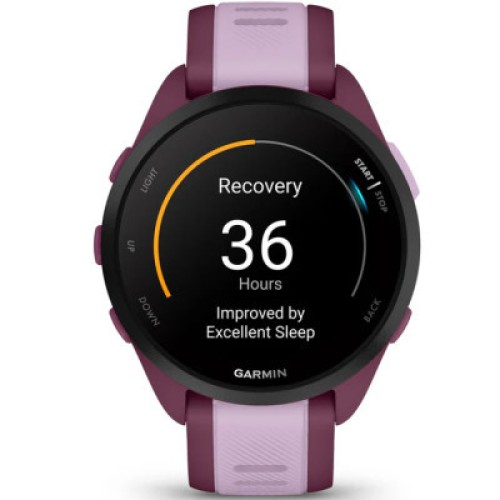 Смарт-годинник Garmin Forerunner 165 Music, GPS, WiFi, Berry/Lilac, GPS (010-02863-33)