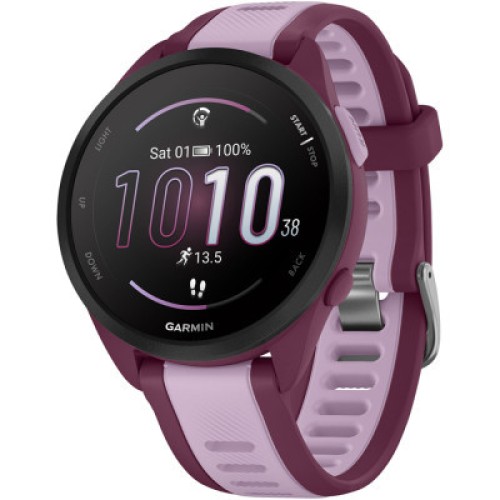 Смарт-годинник Garmin Forerunner 165 Music, GPS, WiFi, Berry/Lilac, GPS (010-02863-33)