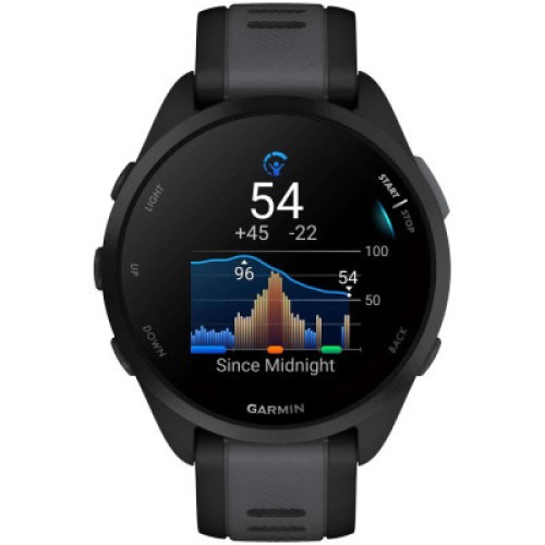 Смарт-годинник Garmin Forerunner 165, GPS, Black/Slate Grey, GPS (010-02863-20)