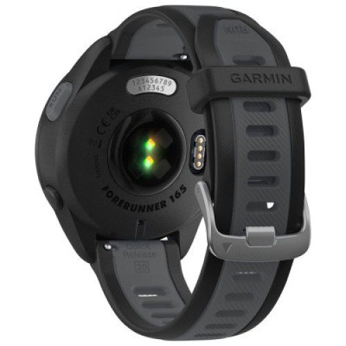 Смарт-годинник Garmin Forerunner 165, GPS, Black/Slate Grey, GPS (010-02863-20)
