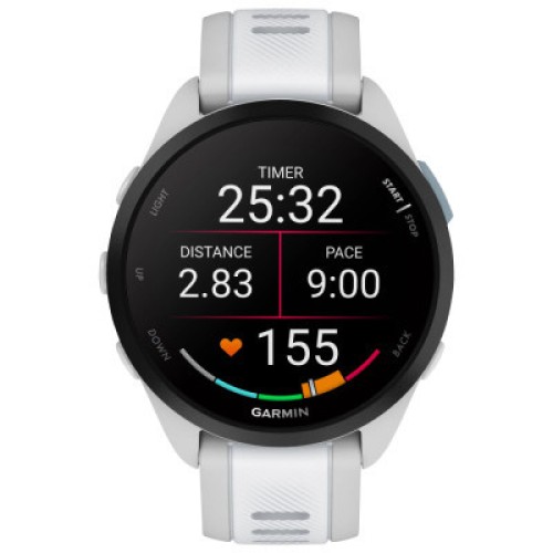 Смарт-часы Garmin Forerunner 165, GPS, Mist Grey/Whitestone, GPS (010-02863-21)
