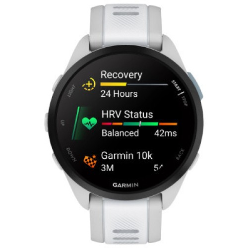 Смарт-часы Garmin Forerunner 165, GPS, Mist Grey/Whitestone, GPS (010-02863-21)