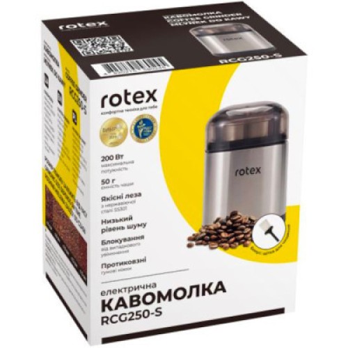 Кофемолка Rotex RCG250-S