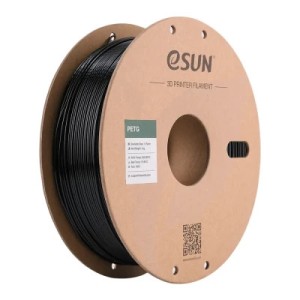 Пластик для 3D-принтера eSUN PETG P1.75мм, 1кг, solid black (PETG-P175SB1)