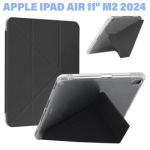 Чехол для планшета BeCover Ultra Slim Origami Transparent Apple iPad Air 11" M2/M3 (2024/2025) Black (711389)