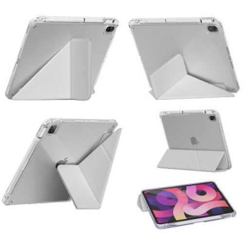 Чехол для планшета BeCover Ultra Slim Origami Transparent Apple iPad Air 11" M2/M3 (2024/2025) Gray (711390)