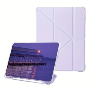 Чехол для планшета BeCover Ultra Slim Origami Transparent Apple iPad Air 11" M2/M3 (2024/2025) Purple (711392)