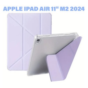 Чехол для планшета BeCover Ultra Slim Origami Transparent Apple iPad Air 11" M2/M3 (2024/2025) Purple (711392)