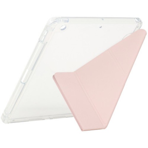 Чехол для планшета BeCover Ultra Slim Origami Transparent Apple Pencil Apple iPad 10.2 2019/2020/2021 Pink (711100)