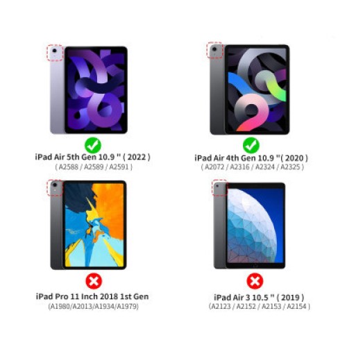 Чехол для планшета BeCover Soft Edge Apple iPad Air (4/5) 2020/2022 10.9" Green (711121)