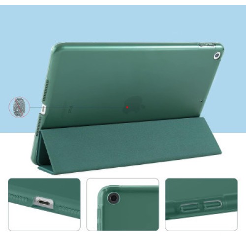 Чехол для планшета BeCover Tri Fold Hard Apple iPad 10.2 2019/2020/2021 Dark Green (709656) (709656)