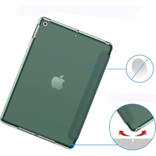 Чехол для планшета BeCover Tri Fold Hard Apple iPad 10.2 2019/2020/2021 Dark Green (709656) (709656)