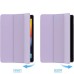 Чехол для планшета BeCover Tri Fold Hard Apple iPad 10.2 2019/2020/2021 Purple (709657) (709657)
