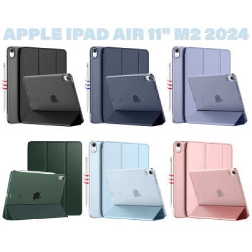 Чехол для планшета BeCover Tri Fold Hard Apple iPad Air 11" M2/M3 (2024/2025) Light Blue (711415)