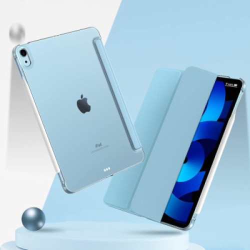 Чехол для планшета BeCover Tri Fold Hard Apple iPad Air 4 10.9 2020/2021 Light Blue (709658) (709658)