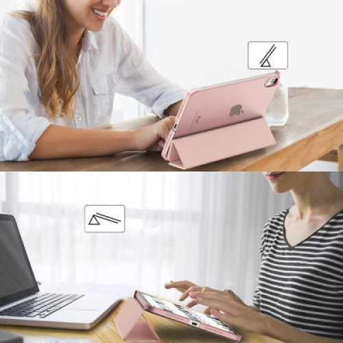 Чехол для планшета BeCover Tri Fold Hard Apple iPad Air 4 10.9 2020/2021 Pink (709660) (709660)